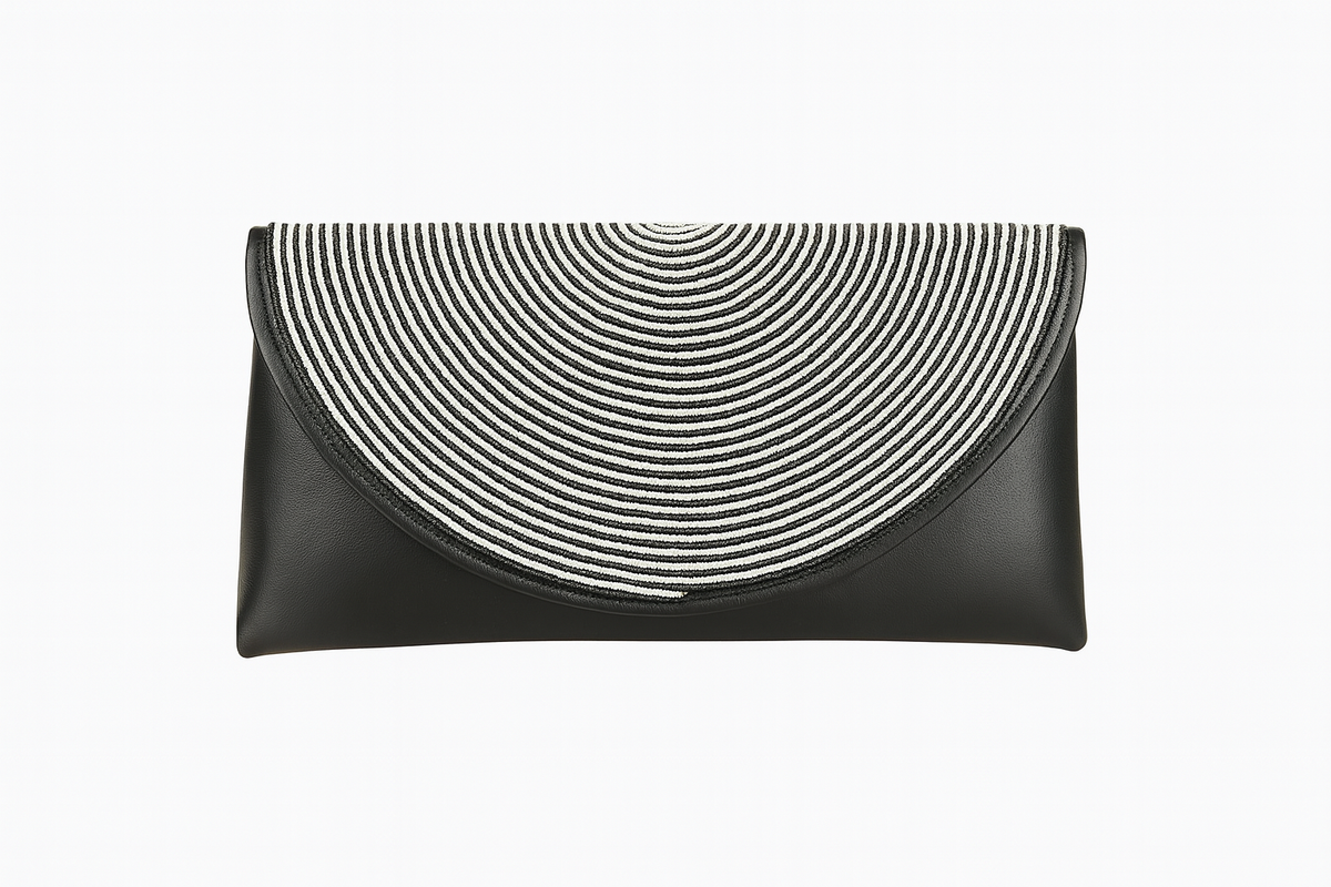 Handcrafted-beaded Clutch