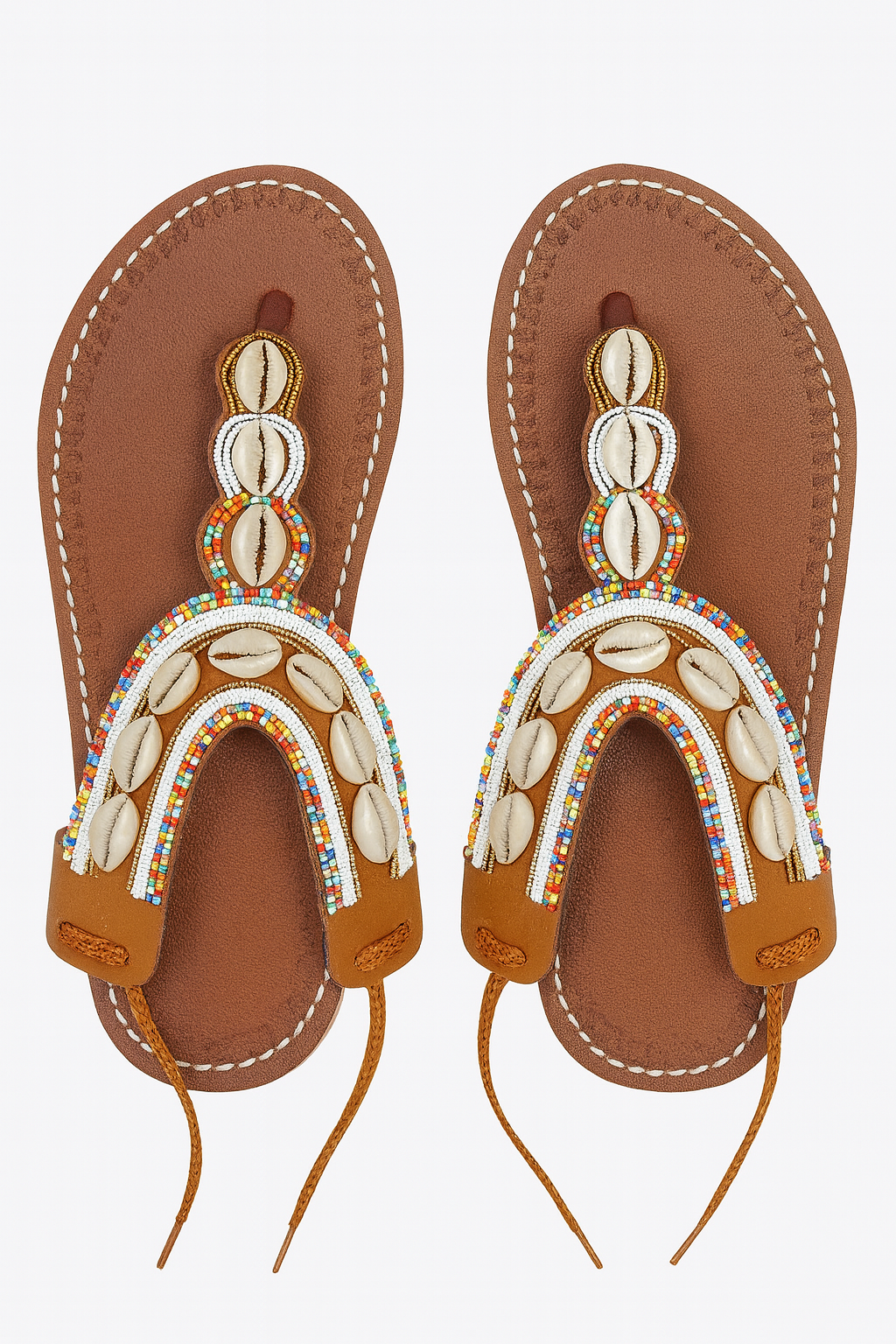 Handcrafted- beaded sandals